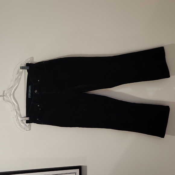 RALPH LAUREN JEANS CO SIZE 2 PETITE BLACK CORDUROY PANTS - Picture 5 of 12